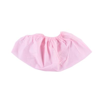 China Cheap Price Polyehylene Non Woven Pink PP Anti Slip Shoe Covers For Visitor for sale