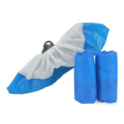 China Polyehylene Customized Nonwoven PP Shoe Covers Waterproof PE CPE Shoe Cover for sale