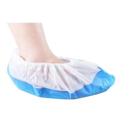 China High quality Polyehylene OEM plastic cpe shoe cover for cleanroom for sale