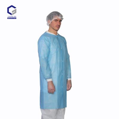 China High Quality Disposable Medical Lab Coats OEM Disposable Medical Coats OEM Lab Coats High Quality Disposable Medical Coat for sale