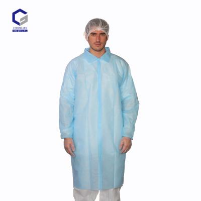 China Cheap Disposable Hospital Lab Coats Medical Lab Coats for sale