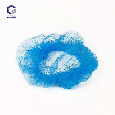 China Critical Environment Wholesale Nonwoven Clip Broom C a p s Head Hairnets Cover for sale