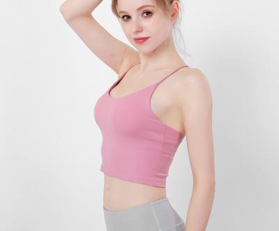 China Custom High Quality Girls Drop Sleeve Opening Gym String Empty Tank Top QUICK DRY for sale