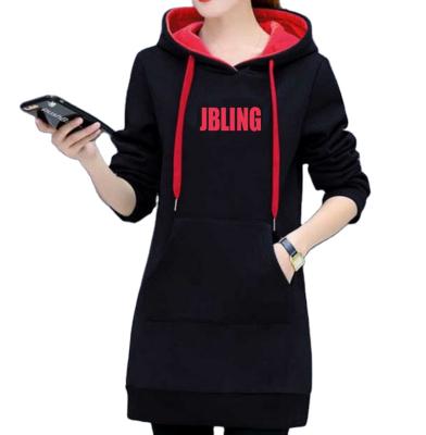 China Loose Hooded Dress Customized Breathable Fashion Thick Plus Velvet for sale