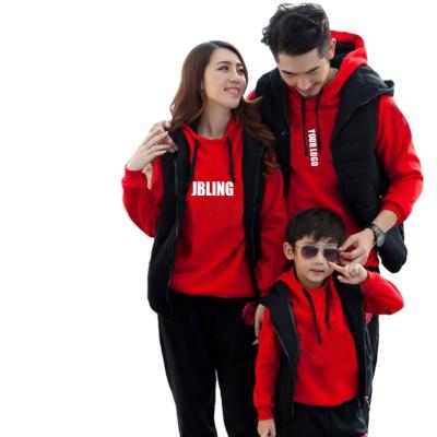 China Fashion Breathable Custom Style Heavy Fabric Family Hoodies for sale