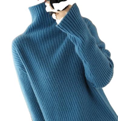 China custom Anti-wrinkle long sleeve thicker wool knit sweater for women for sale