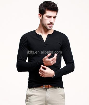 China Free Sample Custom Mens Anti-Pilling Long Sleeve Pullover Shirt for sale