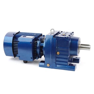 China Material of Construction Shops ER Helical Gear Motor Gear Reducers Helical Gear Speed ​​Reducers Geared Motor for sale