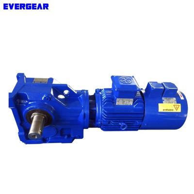 China Building Material Shops Helical K Bevel Pinion High Torque Gearbox Motor Three Phase Reducer Motor Gearbox for sale