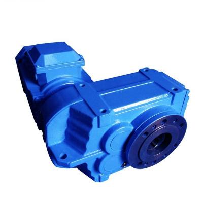 China Material of Construction Shops F Type Parallel Shaft Gear Reducer With Motor Gear Motor Gearbox For Marine Engine for sale