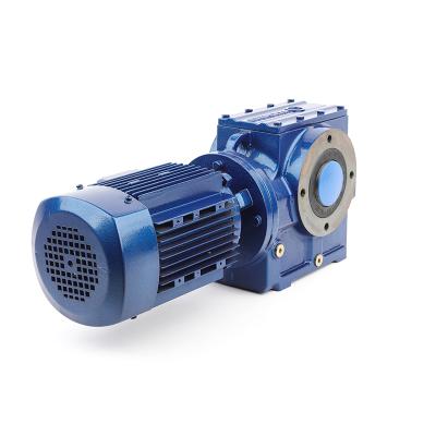 China Building Material Shops Dual Axis Servo Electric Motor Gearbox Us Gear Motor Worm Gearbox Speed ​​Reducer for sale