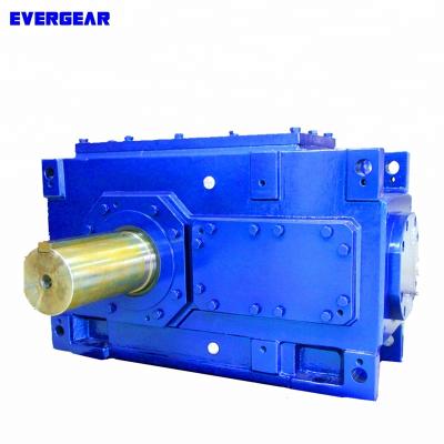 China HT250 Cast Iron H B Series Industrial Helical Gearbox Reducer Gear Unit for sale