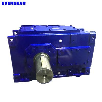 China HT250 heavy duty cast iron H /B series industrial wind gearbox, flende gearbox, b series gearbox for sale