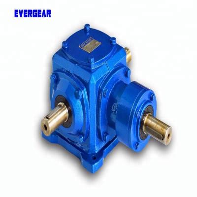 China T Series 90 Degree 2:1 Ratio Gear Box Right Angle Power Transmission Reducer T Series and Zseries for sale