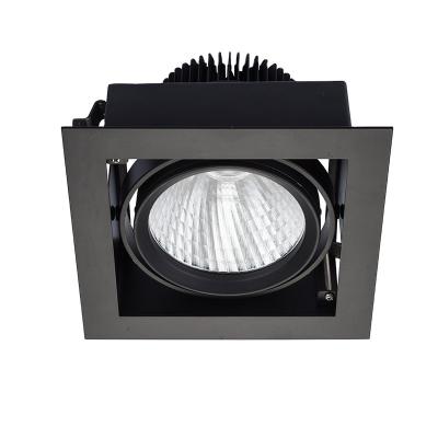 China Modern Design Modern Enclosed Square 32w Led Spot Light Grill Downlight For Residential Projects for sale