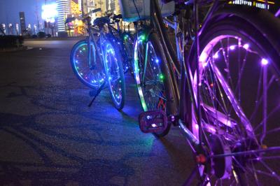 Chine Mini LED Bicycle Wheel String Lights with Rechargeable Option 2015 NEW Arrival à vendre