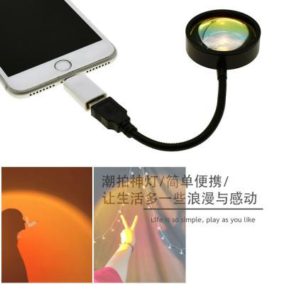 Chine Multifuctional LED Halo Projection Light Adapt for Android/Apple Phone à vendre