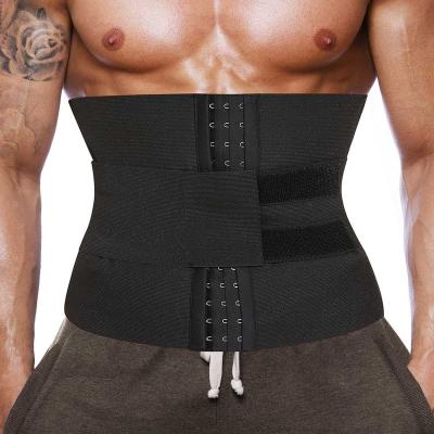 China Fat Belly Trimmer Men Waist Trainer Slimming Body Shaper Waist Trainer Men Slimming Body Shaper Belly Cincher Waist Cincher Trimmer Belly Belt Wrap Burner Workout Fitness for sale