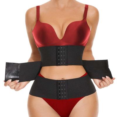 China Adjustable Waist Cincher Trimmer Tummy Control Belt Corest Gym Sweat Belt Slimming Body Shaper Tummy Waist Trimmer Women Waist Trainer for sale