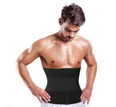 China Sauna Body Shaper Weight Loss Belly Corsets Burner Workout Trimmer Corset Sweat Slimming Tummy Waist Trimmer Men's Neoprene Waist Trainer for sale