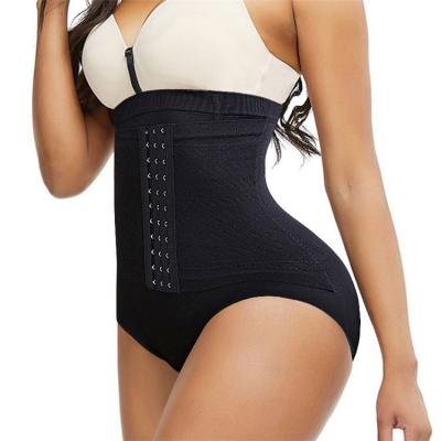 China Viable Women Waist Trainer Panties Tummy Control Seamless Butt Lifter Shapewear High Slimming Body Shapers Underwear With Hooks for sale