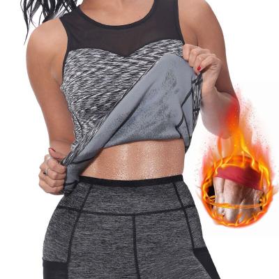 China Home Trainer Slimming Body Shaper Mesh Sauna Top Neoprene Vest Women Fitness Shirt Weight Loss Waist Sexy Shapewear for sale