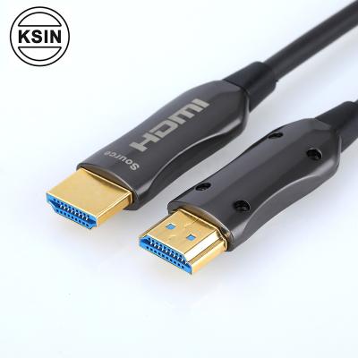 China Multimedia Fiber Optic AOC HDMI Cable 4k 120hz 8k 60Hz 48Gbps 4K 120HZ HDCP 2.2 HDR Ultra Thin Support Custom Length for sale