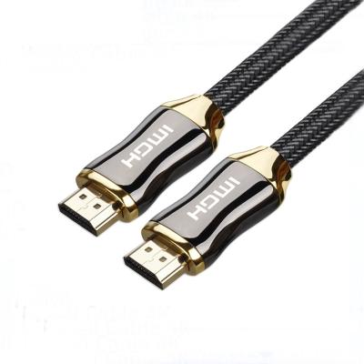 China High Quality Aluminum Alloy Shell Connector COMPUTER 1M Gold Plated HDMI Cable Metal Cable hdmi 4k for sale