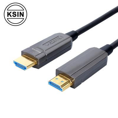 China Custom COMPUTER High Definition HDMI AOC Cable Male To Male 8K 4K Hdmi High Speed ​​Optical Fiber Cable for sale