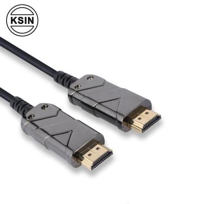 China 8k COMPUTER Active AOC Fiber Optic Male To HDMI Male High Speed ​​Optical Cables For TV AV ps5 Audio Long 10m 20m 50m 100meters for sale