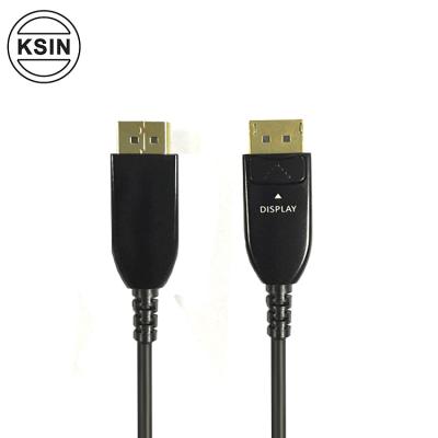 China KSIN COMPUTER Optical Displayport Fiber Male to Male PC Cable for Monitoring DP to DP 1.4 AOC Video Cable 4K 144Hz 8K 60Hz for sale