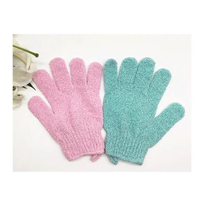 China Professional Wholesale Eco-Friendly Nylon Gloves Supplier Non-Irritating Exfoliating Gloves for sale