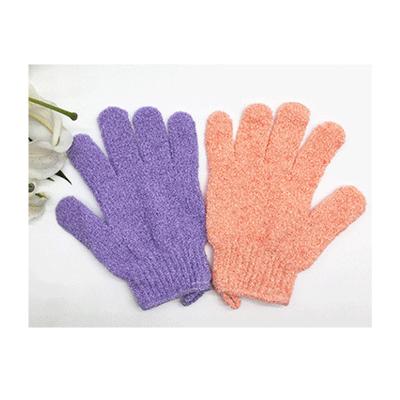 China Custom Bulk Nylon Gloves Gentle Exfoliating Gloves Eco-Friendly And Soft Unisex for sale