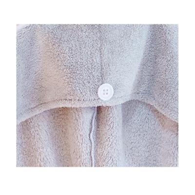 China Promotional Price QUICK DRY Thick Material Ladies Hair Towel Soft Non-fading Towel for sale