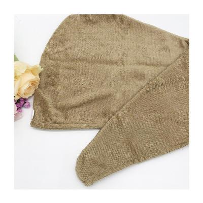 China Wholesale popular strong and durable QUICK DRY solid color hair towel simple towel for sale