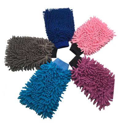 China Eco - Friendly Cheap Multifunctional Gloves Chenille Car Wash Gloves for sale