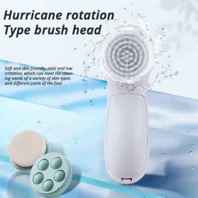 China Acne Treatment 5 in 1 Multifunctional Blackhead Removing Facial Massager Sweep Electronic Facial Cleansing Brush for sale