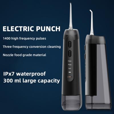 China Fashion Design 800 Mah Battery Usb Rechargeable Irrigator Portable Oral Water Flosser With 300Ml Water Tank MDF30OL for sale