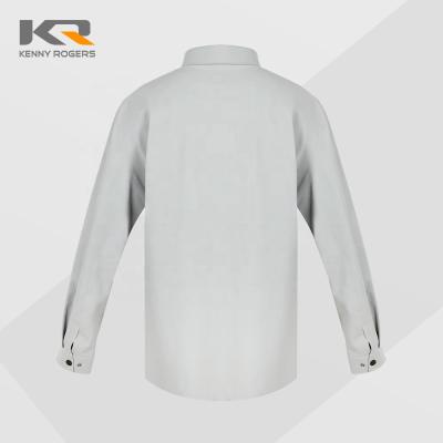 China Vasaerre OEM ODM Seamless Custom Single Breasted Long Sleeve Nylon PU Film Polyester Fiber Casual Shirts Anti-Wrinkle For Men for sale