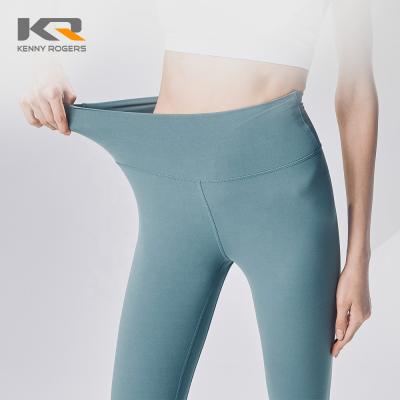 China Kr Pink Green Elasticity Gym Seamless Nylon Sports Fitness QUICK DRY Soft Nylon Sports Soft Purple Red Yellow Yellow High Waist Leggings for sale