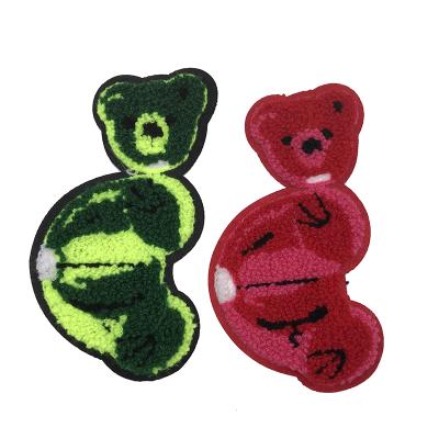 China Viable New Design For Towel Embroidery Iron On Clothing Chenille Patch for sale