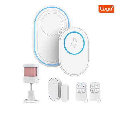 China Factory Wholesale Smart Home Security Alarm Anti Burglar Wireless Alarm System Door and Window Sensor PIR Sensor Home Alarm Security Kit for sale