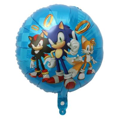 China 18inch Helium Sonic Foil Balloons Kid Birthday Decoration Baby Shower Inflatable Balloons Kids Favors Gifts for sale