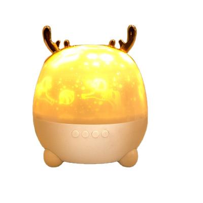 China 2021 Small Star Deer Mini Baby Kids LED Lamp ABS Animal Night Light For Children Baby for sale