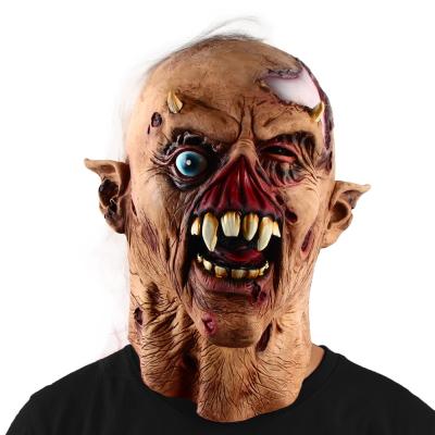 China Creative Rubber Latex Monster Head Masks With Teeth Cosplay Use for sale