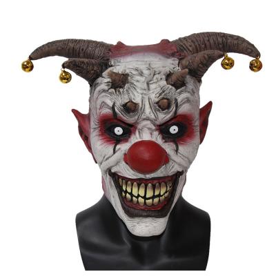 China 100% Natural Latex Jester Clown Mask Creepy With CE Cartificate for sale