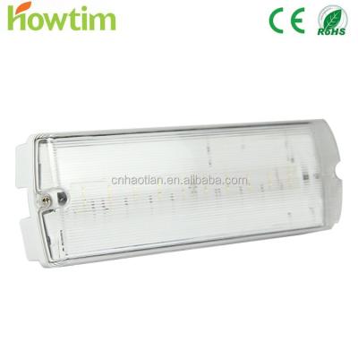 China Industrial Construction CE Rohs HT-A801/30L SMD2835 3 Hours Clamped IP65 LED Emergency Bulkhead Light with EN60598-2-22 for Europe for sale