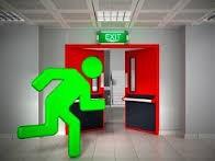 China Emergency Use EN60598-2-22 Led Emergency Light Rechargeable Double Sided Led Exit Sign for sale