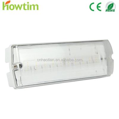 China Industrial LED Emergency Light Battery Operated Fire Resistant Rechargeable Bulkhead With CE & ROHS , Wall Mounted for sale