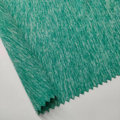 China Shrink-Resistant T-Shirts Sports Wear Fabric Manufacturers Knitted 100% Polyester Cation Stripe Fabric Plain Dyed for sale